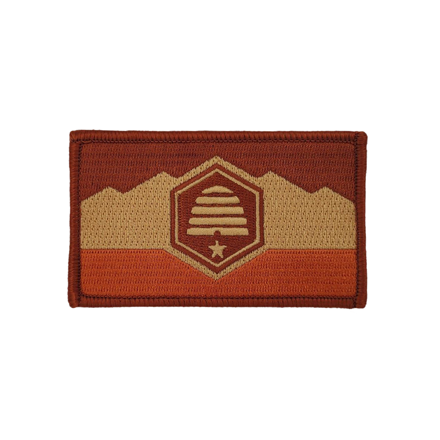 Canyon Camo Desert Subdued Utah State Flag Patch
