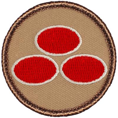 E062 Red Ovals Patrol Patch