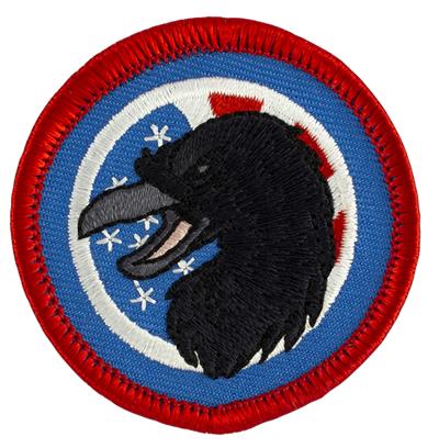 E072 Patriotic RavenPatrol Patch