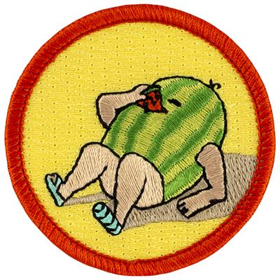 Lazy Watermelon Patrol Patch
