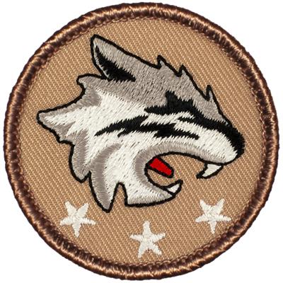 E114 Wildcat with stars Patrol Patch