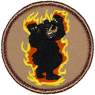 E158 Flaming Bear Patrol Patch