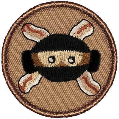 Monkey Bacon Ninja Patrol Patch