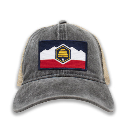 Utah State Flag Ball Cap or Trucker Hat