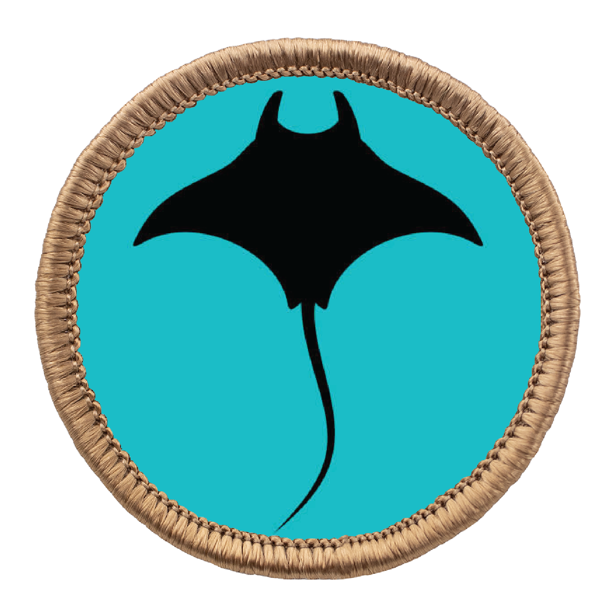 Manta Ray - Blue Custom 2" Patrol Patch