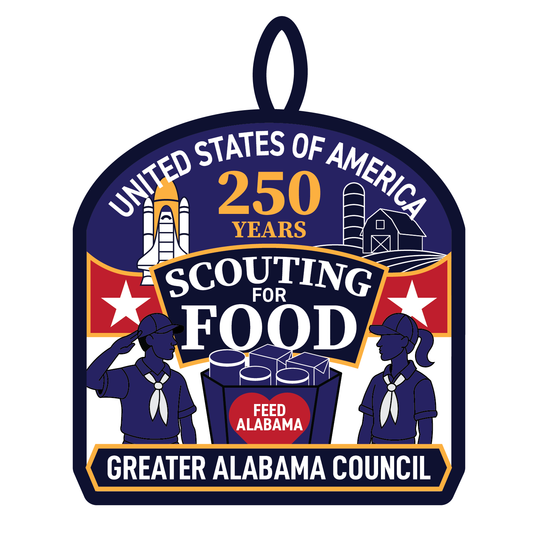 Scouting for Food Alabama Custom 3.5" Patch