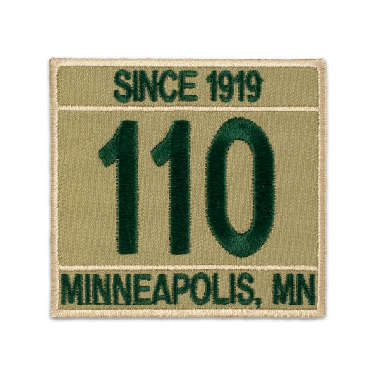 G) Khaki/Green Two-Caption Numerals