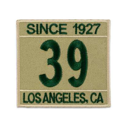 Scout uniform number patch with captions