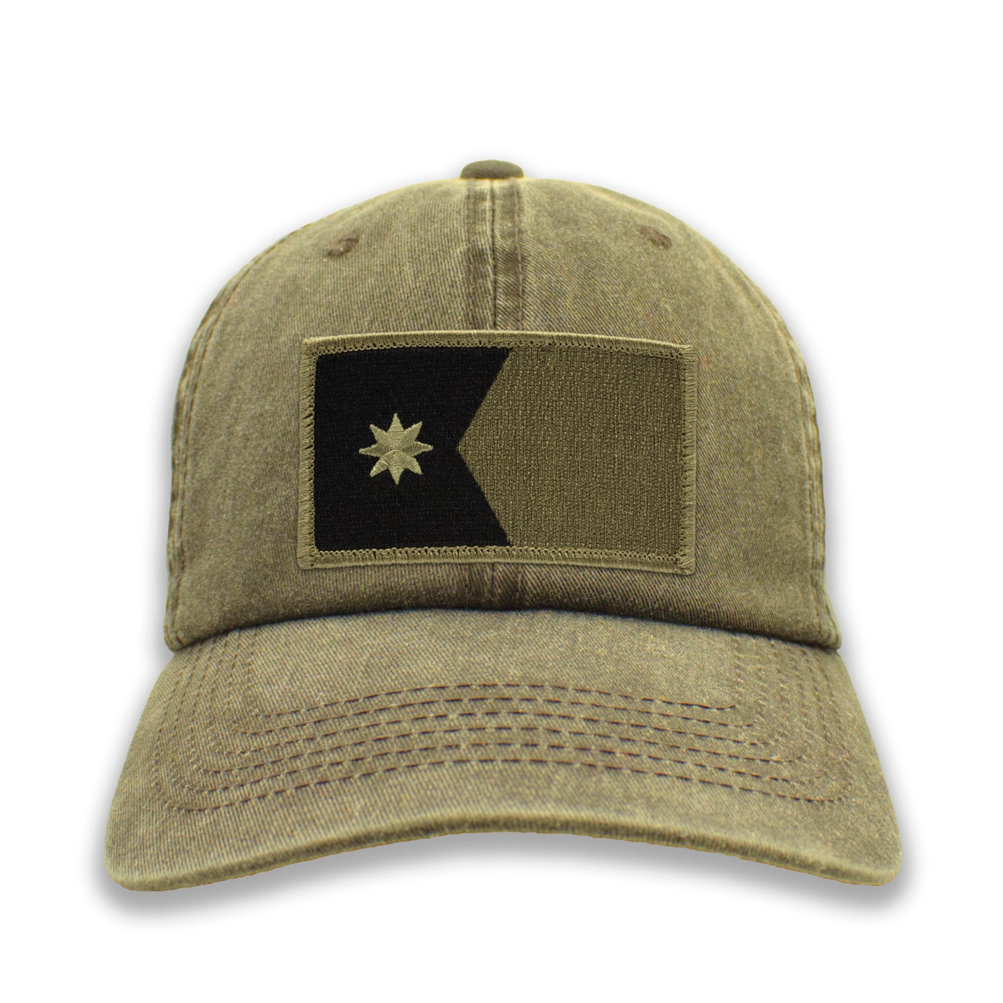OD Green Minnesota State Flag Ball Cap or Trucker Hat