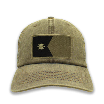 OD Green Minnesota State Flag Ball Cap or Trucker Hat