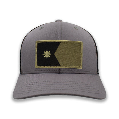 OD Green Minnesota State Flag Ball Cap or Trucker Hat