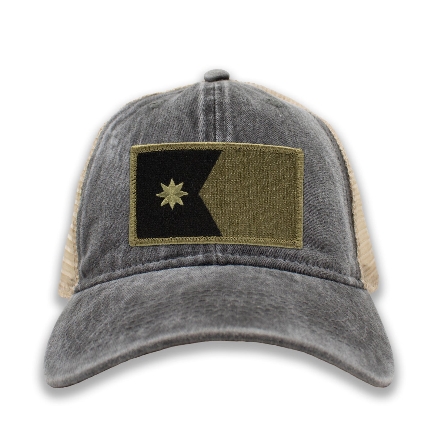 OD Green Minnesota State Flag Ball Cap or Trucker Hat