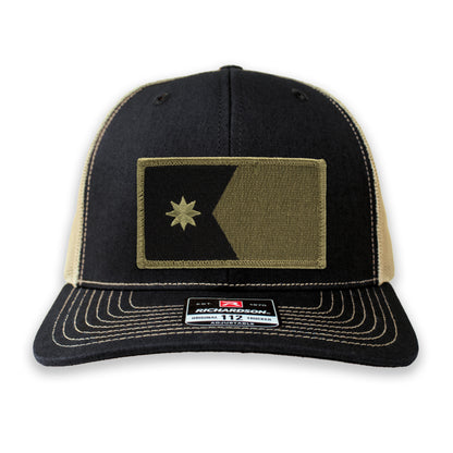 OD Green Minnesota State Flag Ball Cap or Trucker Hat