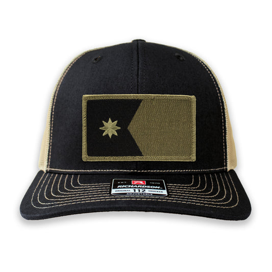 OD Green Minnesota State Flag Ball Cap or Trucker Hat