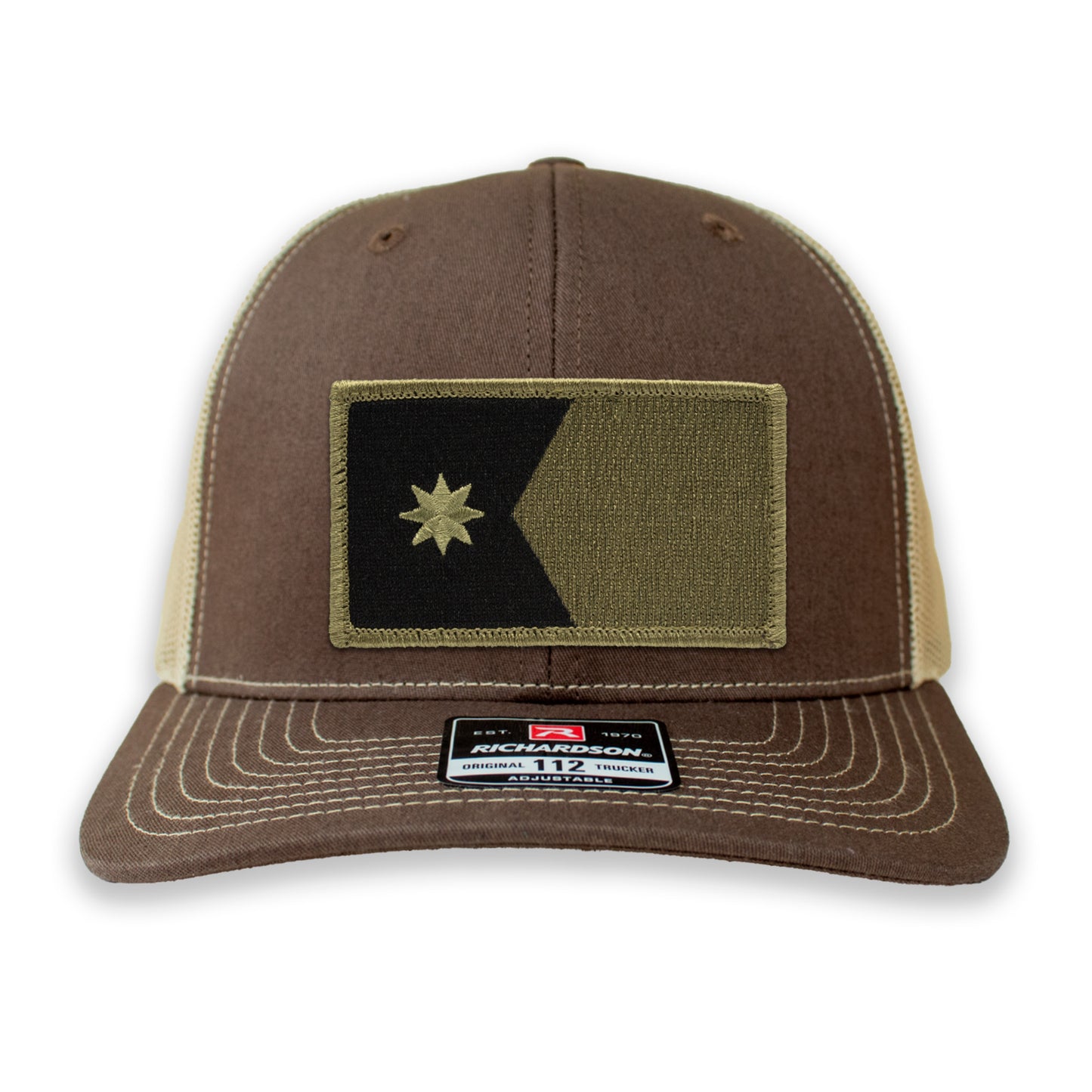 OD Green Minnesota State Flag Ball Cap or Trucker Hat