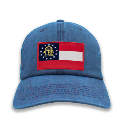 Georgia State Flag Ball Cap or Trucker Hat