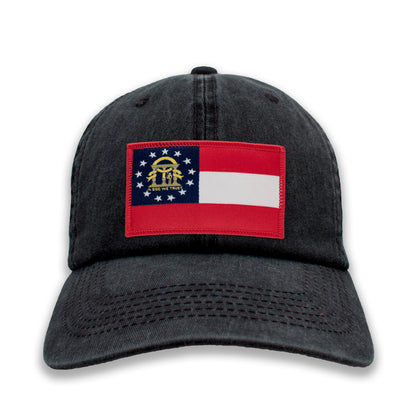 Georgia State Flag Ball Cap or Trucker Hat
