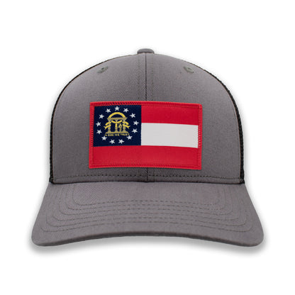 Georgia State Flag Ball Cap or Trucker Hat