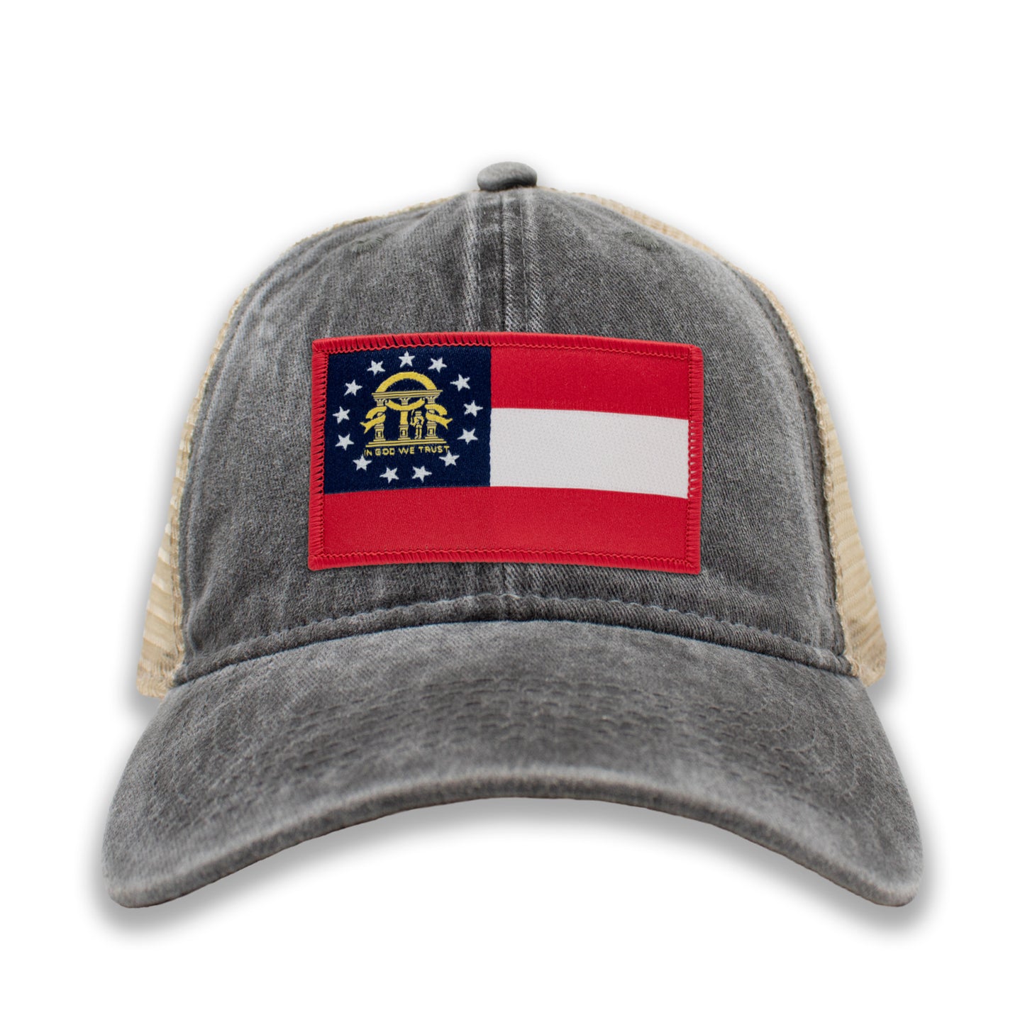 Georgia State Flag Ball Cap or Trucker Hat