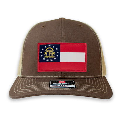 Georgia State Flag Ball Cap or Trucker Hat