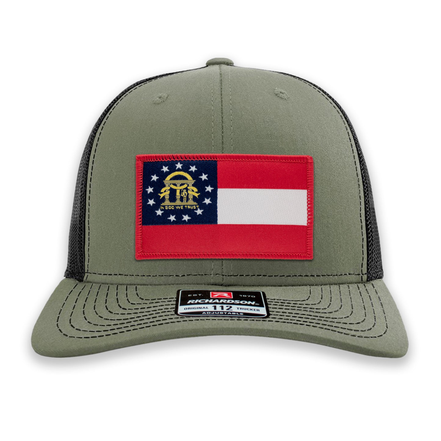 Georgia State Flag Ball Cap or Trucker Hat