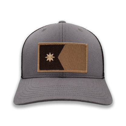 Desert Subdued Minnesota State Flag Ball Cap or Trucker Hat