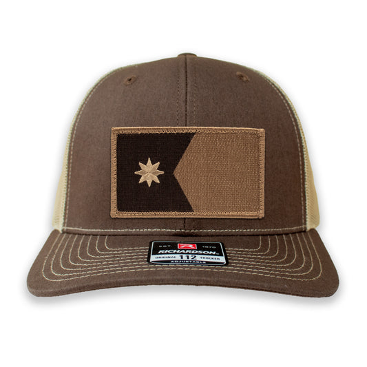 Desert Subdued Minnesota State Flag Ball Cap or Trucker Hat