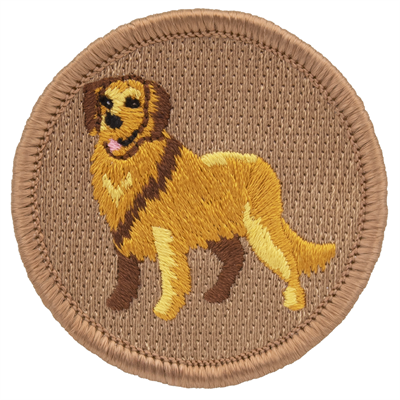 Golden Retriever Scout Patrol Patches