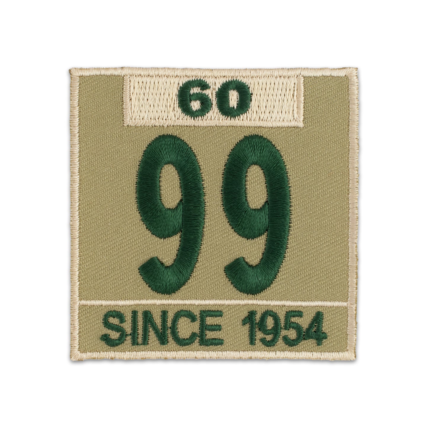 H) Khaki/Green Veteran Bar + Caption Numerals