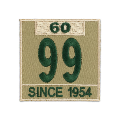 H) Khaki/Green Veteran Bar + Caption Numerals