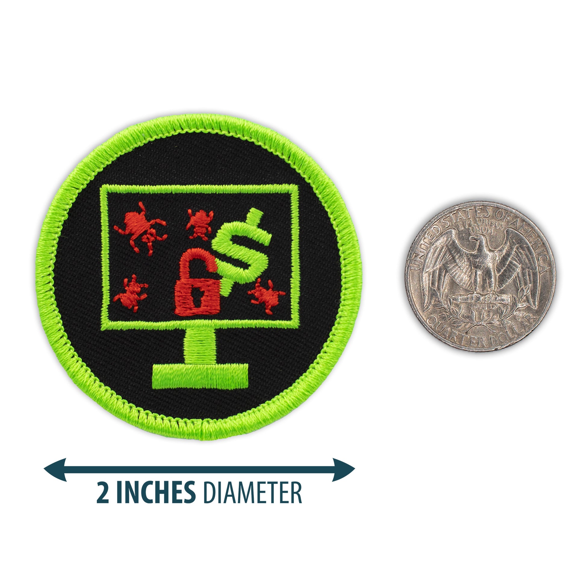 Hackers 2” embroidered scout patrol patches