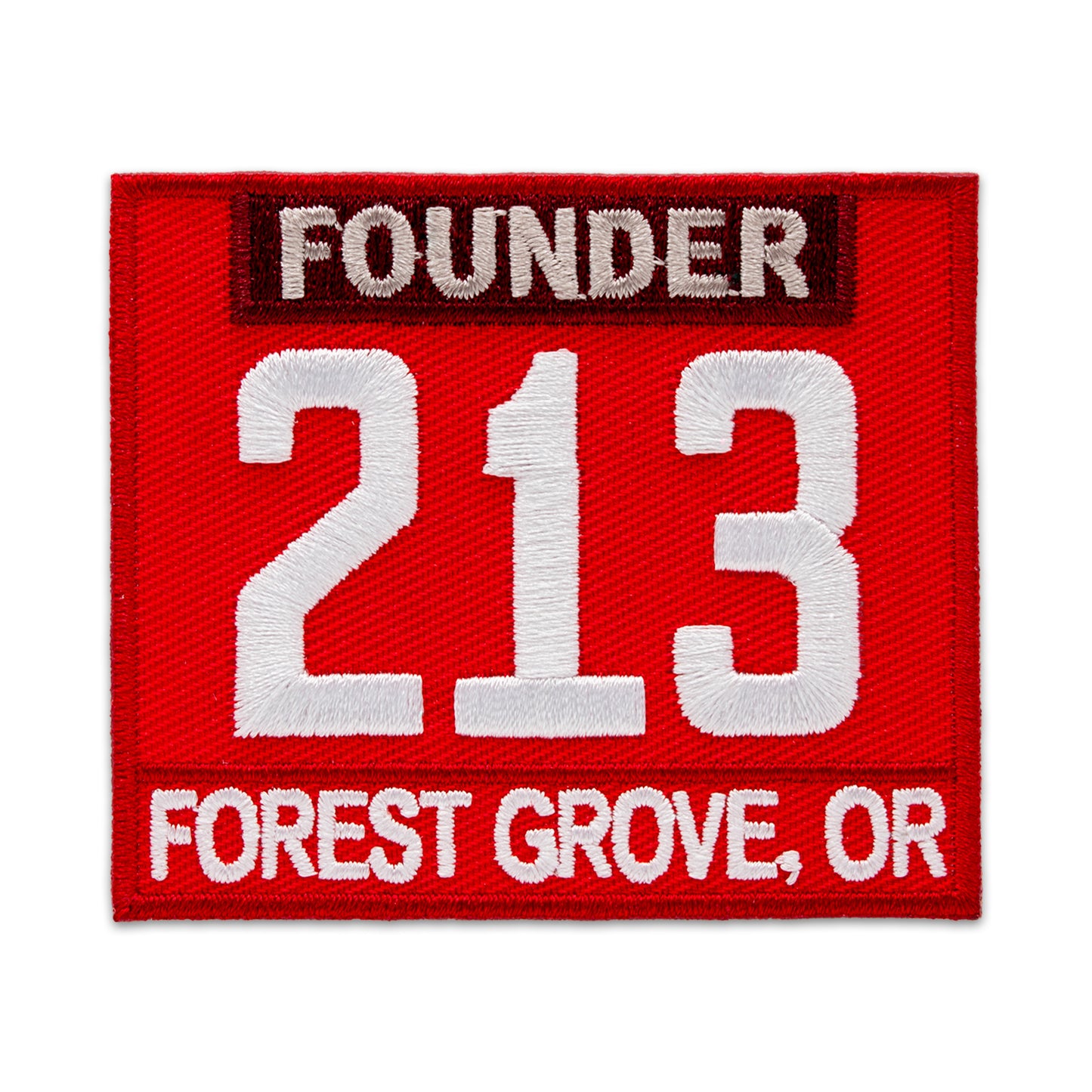 I) Red Veteran Bar + Caption Numerals