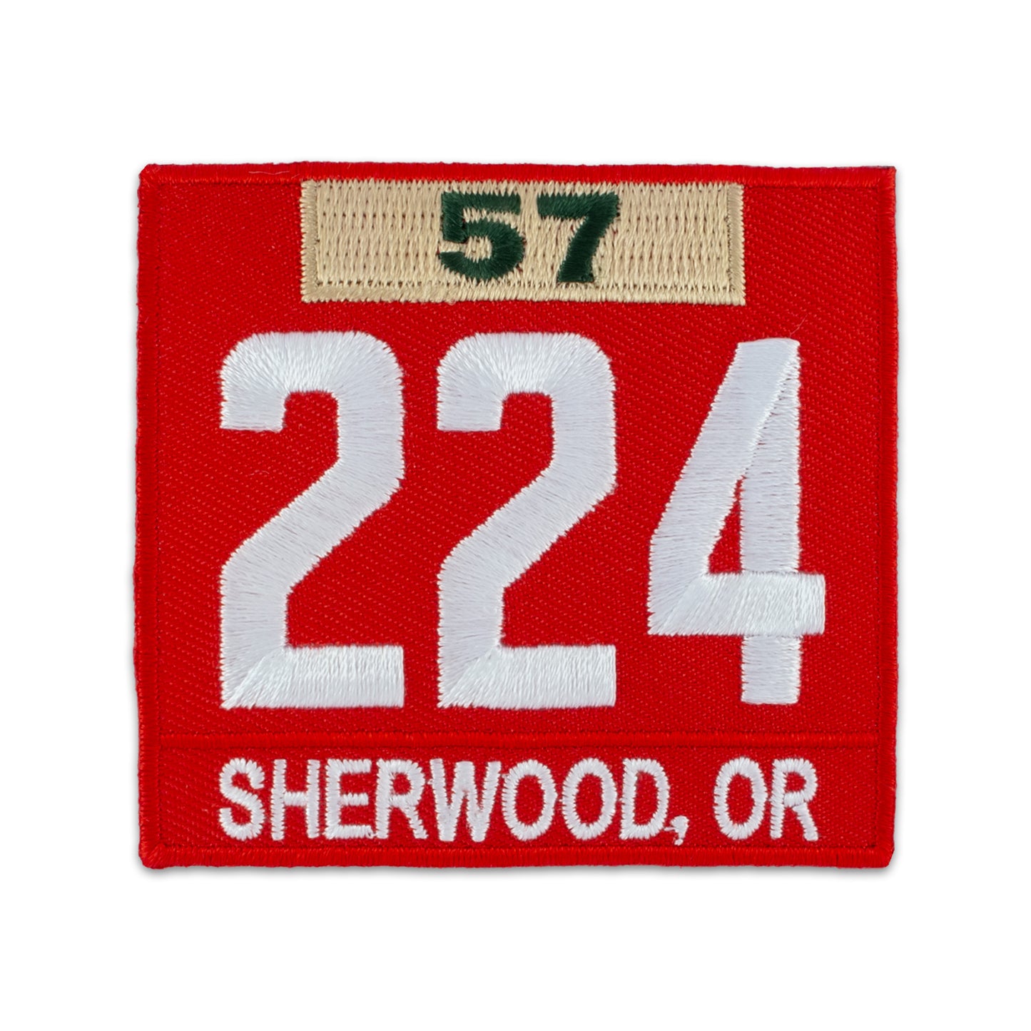 I) Red Veteran Bar + Caption Numerals