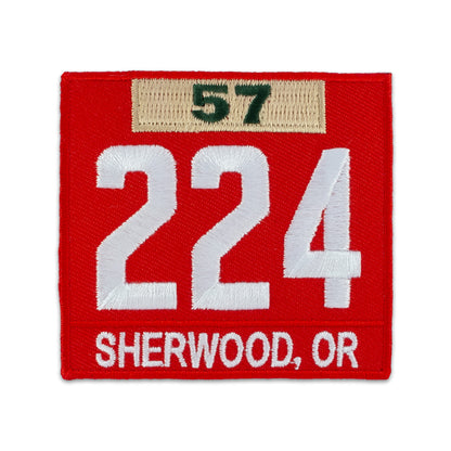 I) Red Veteran Bar + Caption Numerals