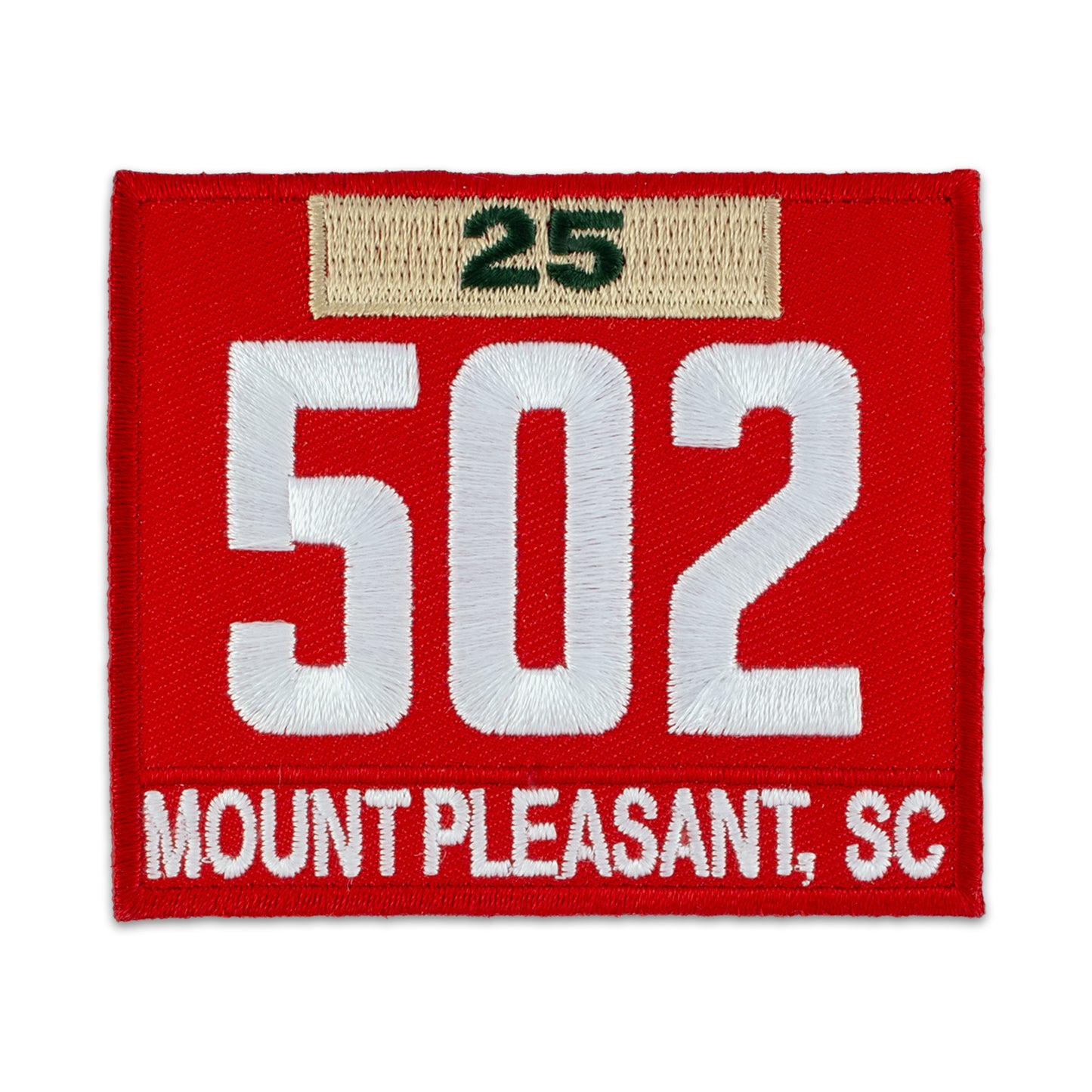 I) Red Veteran Bar + Caption Numerals