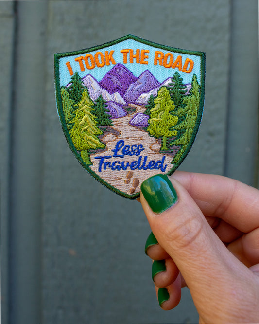 I took the road less traveled hiking patch