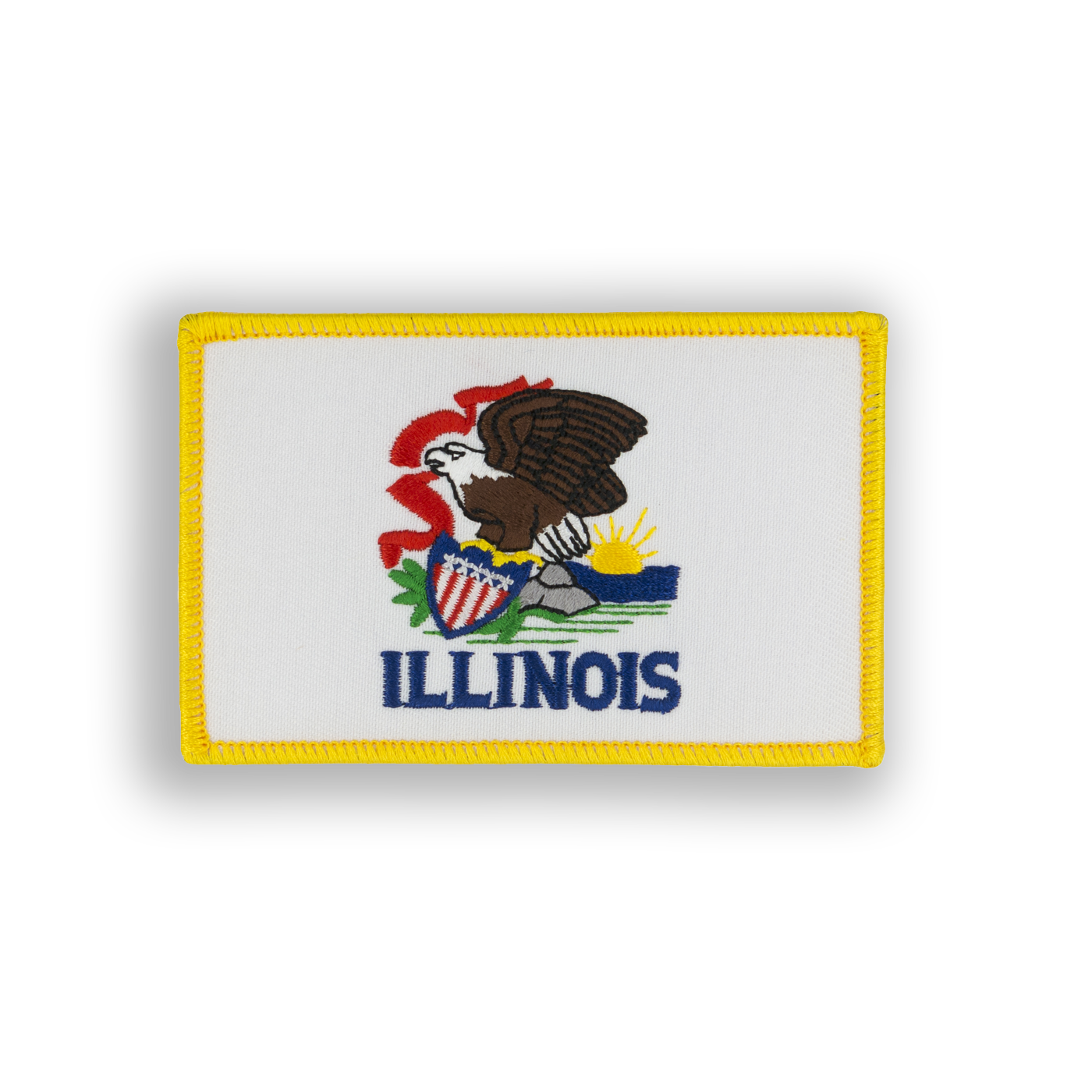 Illinois State Flag embroidered state flag patch