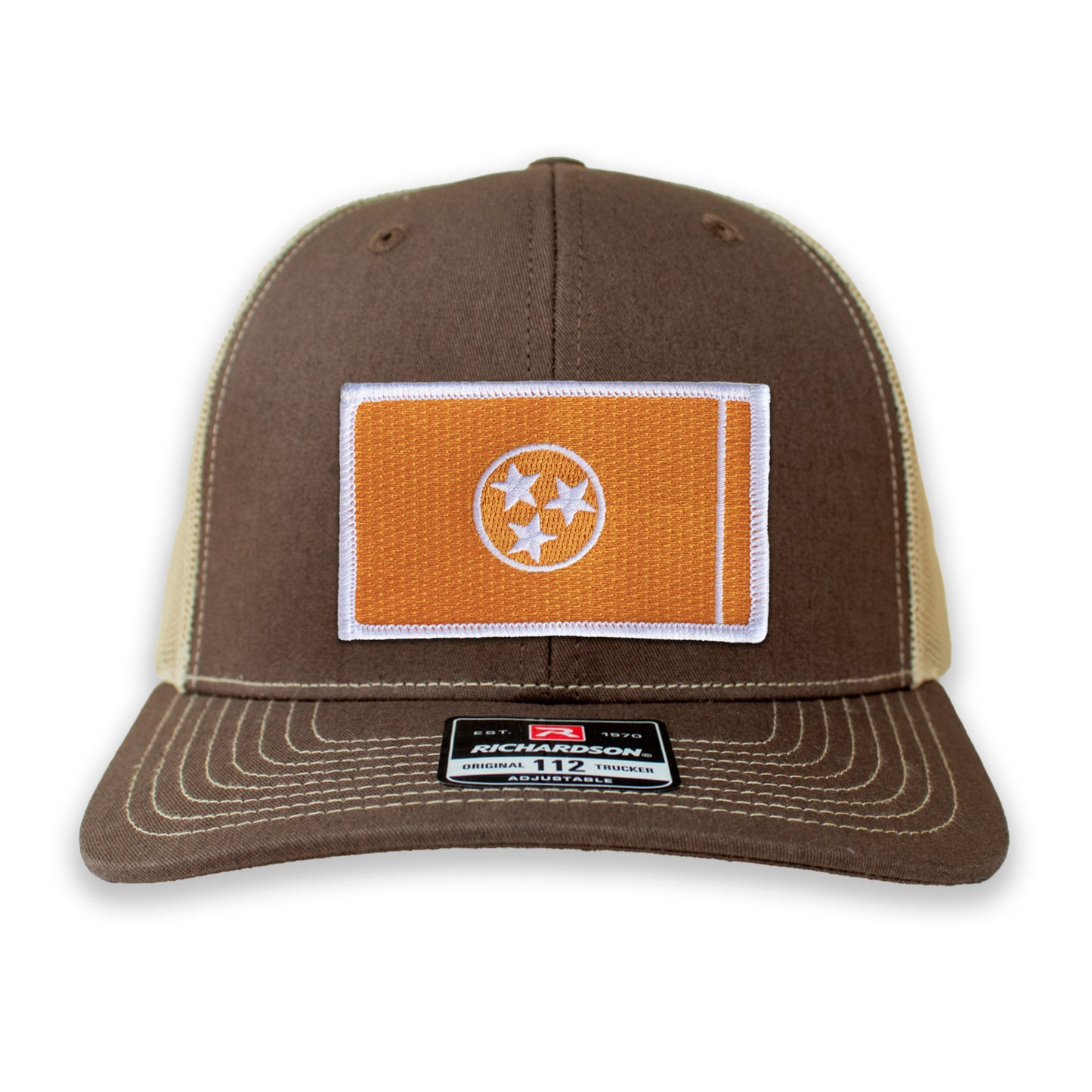 Orange Tennessee State Flag Ball Cap or Trucker Hat