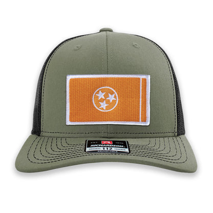 Orange Tennessee State Flag Ball Cap or Trucker Hat