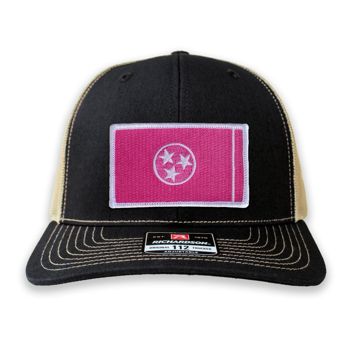 Pink Tennessee State Flag Ball Cap or Trucker Hat