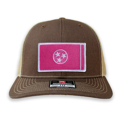 Pink Tennessee State Flag Ball Cap or Trucker Hat