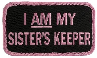 I AM My Sister's Keeper Motorcycle Patch