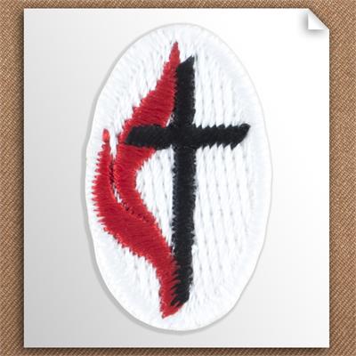 United Methodist Church 1" Self-Stick Applique