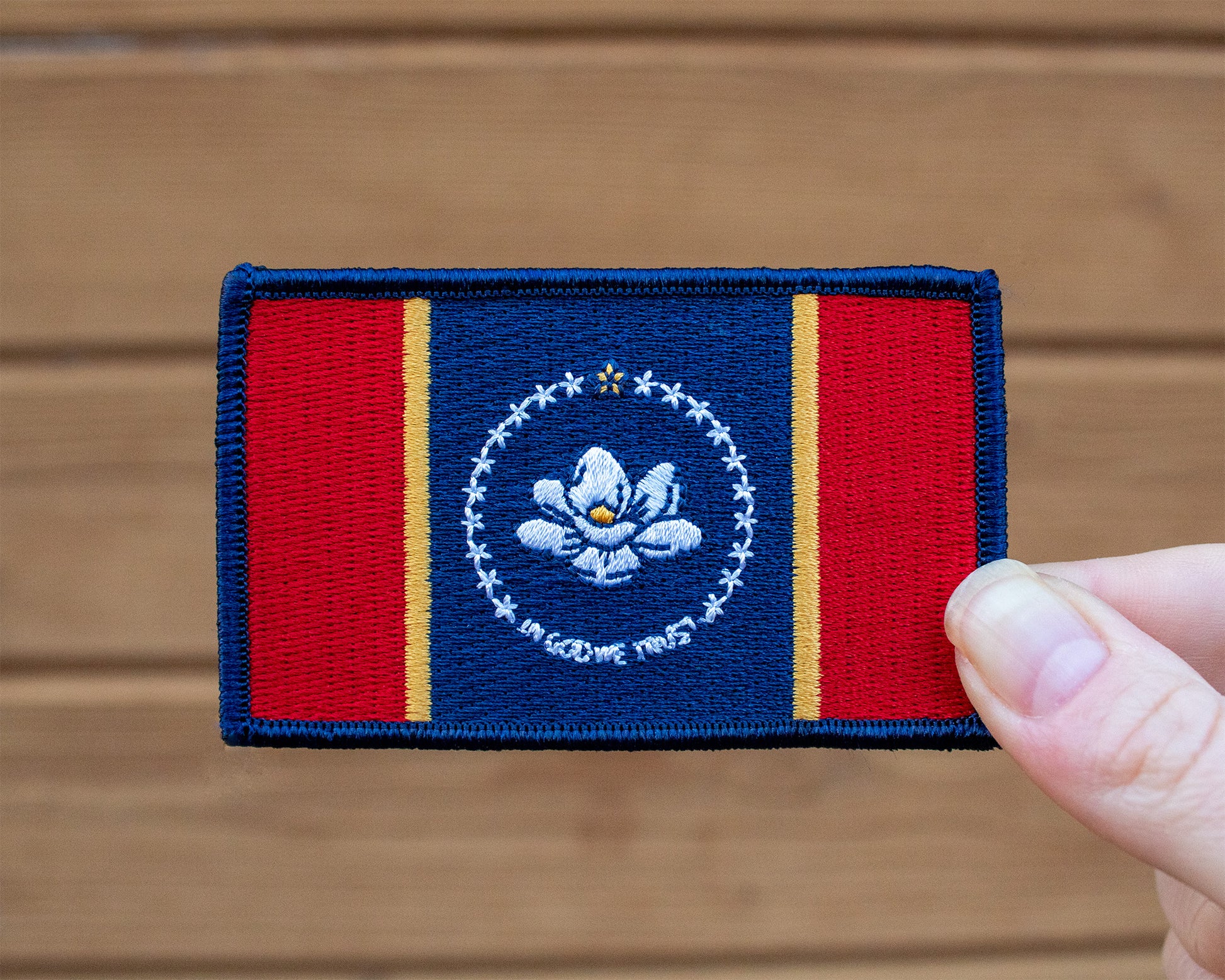 MIssissippi iron-on flag patch