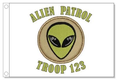 Alien Patrol Flag