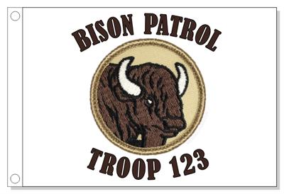Bison Patrol Flag