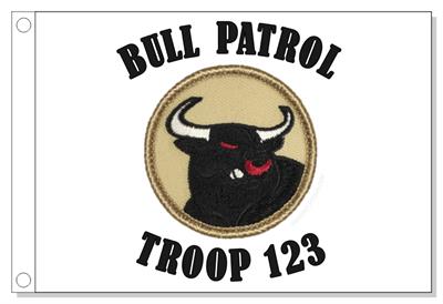 Bull Patrol Flag