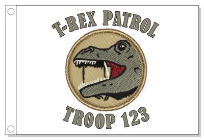 T-Rex Patrol Flag