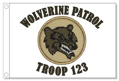 Wolverine Patrol Flag