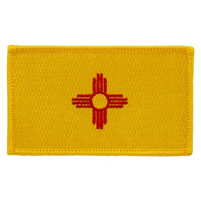 New Mexico embroidered state flag patch